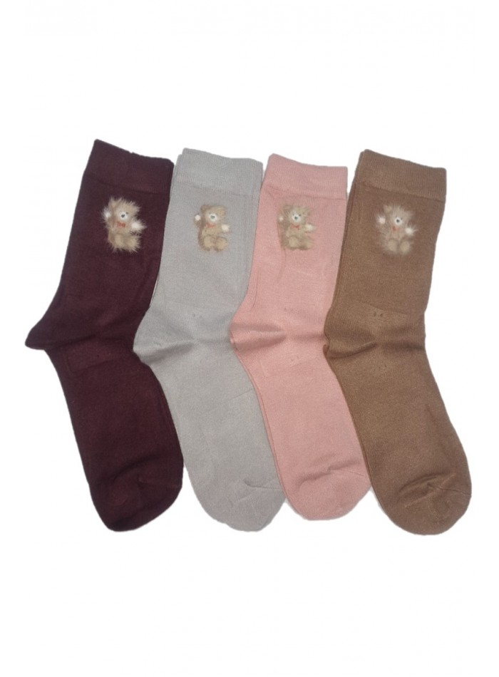 Set de 4 sosete de lana, pentru dama